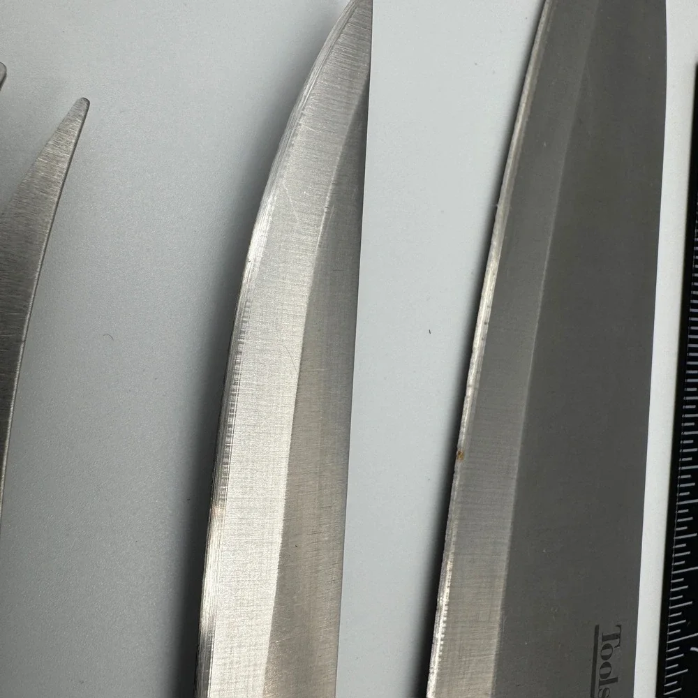 Tools of the‎ Trade 3 Piece Kitchen Knife Set Stainless Steel Black Triple Rivet